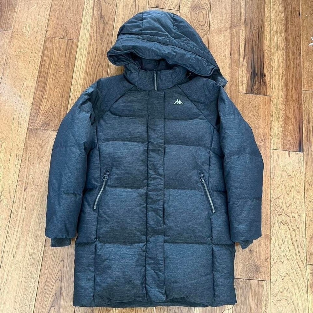 Grey Kappa puffer jacket size S